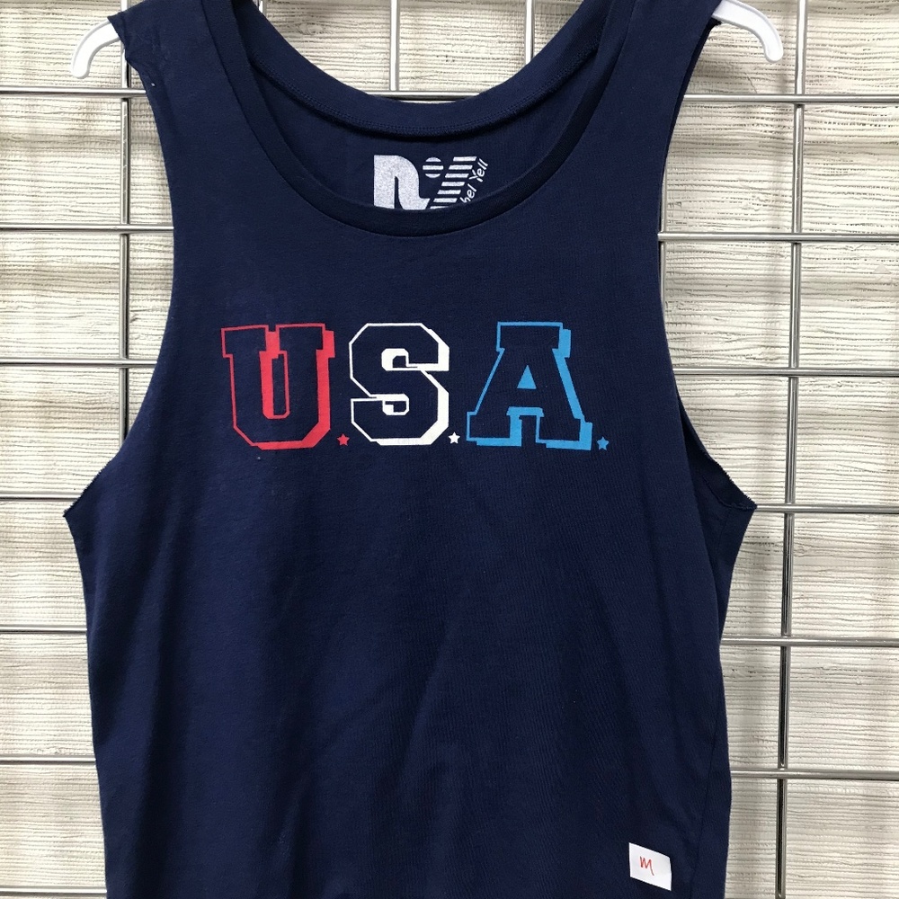 REBEL YELL GIRLS - U.S.A Tank Top